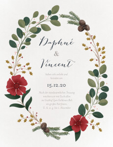 Hochzeitseinladungen Daphné Winter