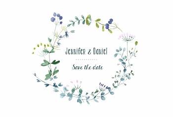 Save-the-date karten wildblumen rosa Save-the-date karten wildblumen rosa