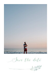 Save-the-date karten mit foto sommerwiese grün Save-the-date karten mit foto sommerwiese grün