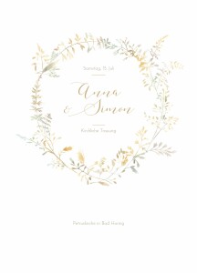 Kirchenheft Hochzeit Sommerwiese Sand Kirchenheft Hochzeit Sommerwiese Sand
