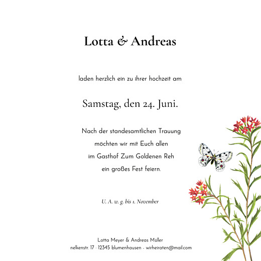 Hochzeitseinladungen Naturalis weiß - Seite 3 Hochzeitseinladungen Naturalis weiß - Seite 3