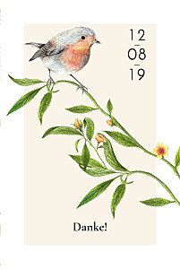 Dankeskarten hochzeit mit foto naturalis (klappkarte) weiß Dankeskarten hochzeit mit foto naturalis (klappkarte) weiß