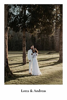 Dankeskarten hochzeit naturalis weiß Dankeskarten hochzeit naturalis weiß