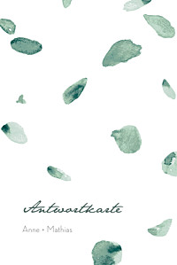 Antwortkarte hochzeit eucalyptus weiss Antwortkarte hochzeit eucalyptus weiss