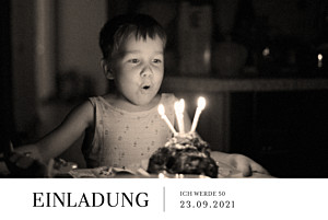 Geburtstagseinladungen stilvoll lang weiß Geburtstagseinladungen stilvoll lang weiß