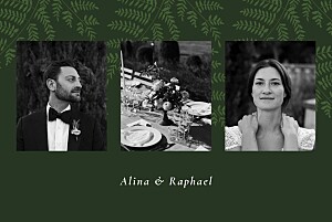 Dankeskarten hochzeit blättertanz grün Dankeskarten hochzeit blättertanz grün