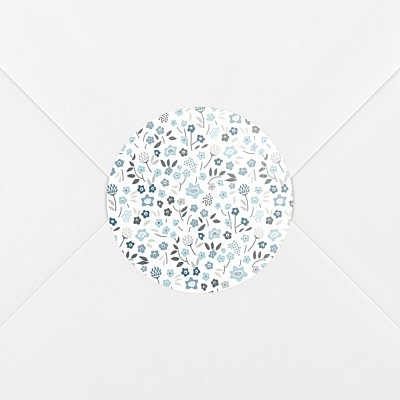 Aufkleber taufe liberty origami sterne blau Aufkleber taufe liberty origami sterne blau