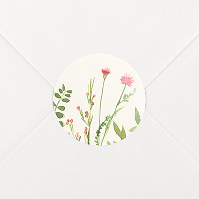 Aufkleber taufe blumen aquarell beige Aufkleber taufe blumen aquarell beige