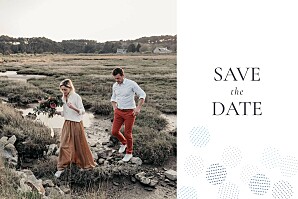 Save-the-date karten mit foto pailletten foto blau Save-the-date karten mit foto pailletten foto blau