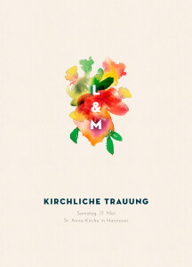 Kirchenheft Hochzeit Bloom Beige Kirchenheft Hochzeit Bloom Beige