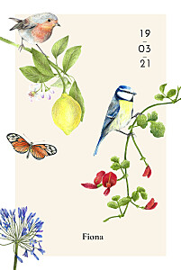 Menükarten taufe naturalis weiß Menükarten taufe naturalis weiß