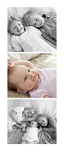 Geburtskarten mädchen oder junge 3 fotos panorama hoch weiß Geburtskarten mädchen oder junge 3 fotos panorama hoch weiß