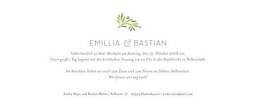 Hochzeitseinladungen Waldgeflüster (Lang) Grün - Seite 3