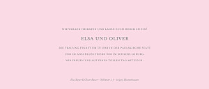 Hochzeitseinladungen klassisch klassisch (panorama) rosa Hochzeitseinladungen klassisch klassisch (panorama) rosa