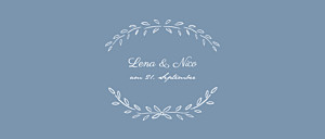 Hochzeitseinladungen blau lyrik panorama blau Hochzeitseinladungen blau lyrik panorama blau