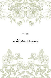 Tischkarten hochzeit blütenspiegelung grün Tischkarten hochzeit blütenspiegelung grün