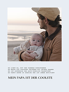 Poster klein gedicht blau Poster klein gedicht blau