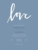 Hochzeitseinladungen Liebesbotschaft portrait blau - Seite 1 Hochzeitseinladungen Liebesbotschaft portrait blau - Seite 1