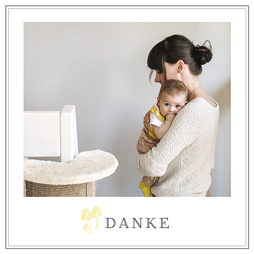 Dankeskarten Fabelhaft gelb Dankeskarten Fabelhaft gelb