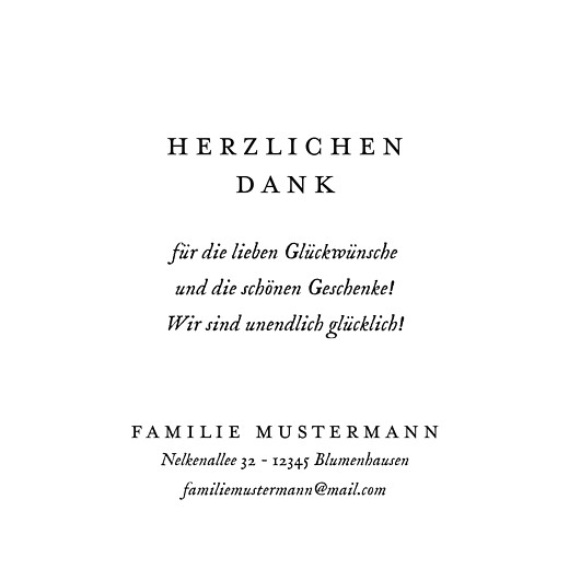 Dankeskarten Karo blau - Seite 2 Dankeskarten Karo blau - Seite 2