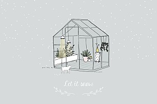 Weihnachtskarten weiß wintergarten grau Weihnachtskarten weiß wintergarten grau