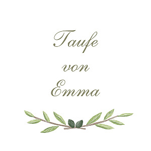 Anhänger taufe olivenzweig grün Anhänger taufe olivenzweig grün