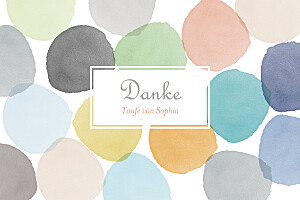 Dankeskarten aquarell orange Dankeskarten aquarell orange
