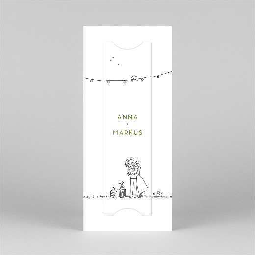 Hochzeitseinladungen Sommerhochzeit (Fotostreifen) Weiß - Ansicht 3 Hochzeitseinladungen Sommerhochzeit (Fotostreifen) Weiß - Ansicht 3