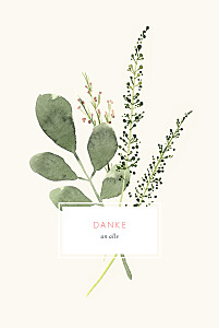 Dankeskarten hochzeit beige blumen aquarell beige Dankeskarten hochzeit beige blumen aquarell beige