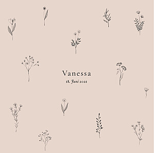 Geburtskarten floral floral minimal rosa Geburtskarten floral floral minimal rosa