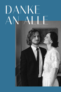 Dankeskarten Hochzeit Copenhagen Blau Dankeskarten Hochzeit Copenhagen Blau