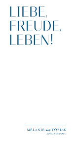 Menükarte copenhagen blau Menükarte copenhagen blau