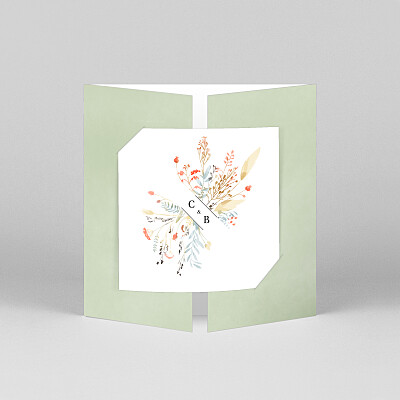 Hochzeitseinladungen grün sommersonnenwende (duo) grün Hochzeitseinladungen grün sommersonnenwende (duo) grün