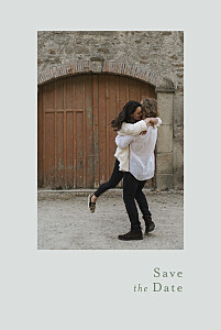 Save-the-date karten mit foto landluft gipskräuter Save-the-date karten mit foto landluft gipskräuter