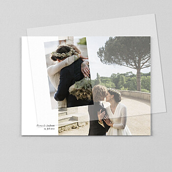 Dankeskarten hochzeit dezent (transparentpapier) weiß Dankeskarten hochzeit dezent (transparentpapier) weiß