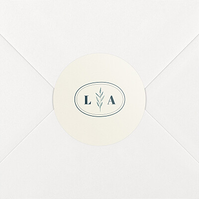 Aufkleber hochzeit floral minimal beige Aufkleber hochzeit floral minimal beige