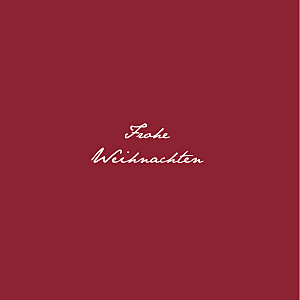 Weihnachtskarten schleier kranz (gold) rot Weihnachtskarten schleier kranz (gold) rot