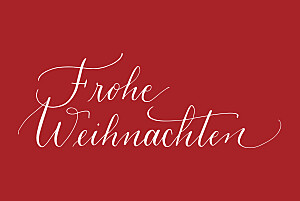 Weihnachtskarten geschäftlich swing rot Weihnachtskarten geschäftlich swing rot