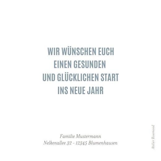 Weihnachtskarten Polaroid (Mini) Weiß - Rückseite Weihnachtskarten Polaroid (Mini) Weiß - Rückseite