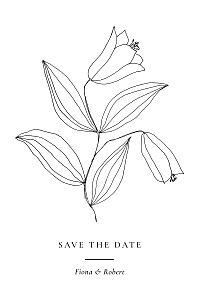 Save-the-date karten mit foto liebesgedicht (mini) white Save-the-date karten mit foto liebesgedicht (mini) white
