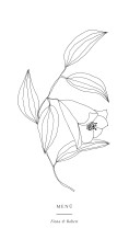 Menükarte Hochzeit Liebesgedicht White Menükarte Hochzeit Liebesgedicht White