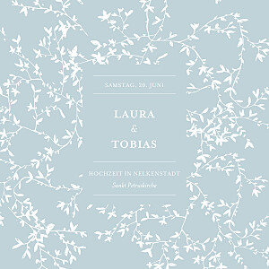 Hochzeitseinladungen grün zarte poesie (klappkarte) grün Hochzeitseinladungen grün zarte poesie (klappkarte) grün