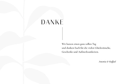 Dankeskarten Hochzeit Ikebana (Lang) Blau - Seite 3 Dankeskarten Hochzeit Ikebana (Lang) Blau - Seite 3