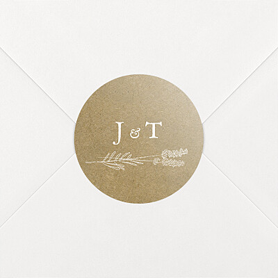 Aufkleber hochzeit provence sand Aufkleber hochzeit provence sand
