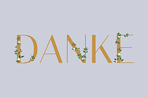 Dankeskarten mädchen oder junge blumenbuchstaben gelb und blau Dankeskarten mädchen oder junge blumenbuchstaben gelb und blau