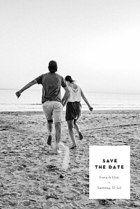 Save-the-date karten kartusche weiß Save-the-date karten kartusche weiß