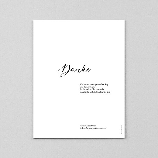 Dankeskarten Hochzeit Raffiniert (Transparentpapier) Weiß - Ansicht 3 Dankeskarten Hochzeit Raffiniert (Transparentpapier) Weiß - Ansicht 3