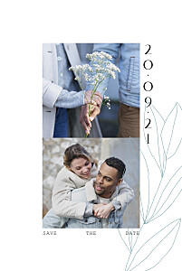 Save-the-date karten klassisch frühlingsanfang blau Save-the-date karten klassisch frühlingsanfang blau
