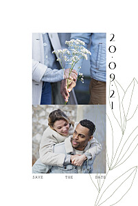 Save-the-date karten frühlingsanfang grün Save-the-date karten frühlingsanfang grün