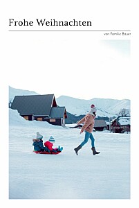 Weihnachtskarten klassisch schreibmaschine (klappkarte) weiß Weihnachtskarten klassisch schreibmaschine (klappkarte) weiß